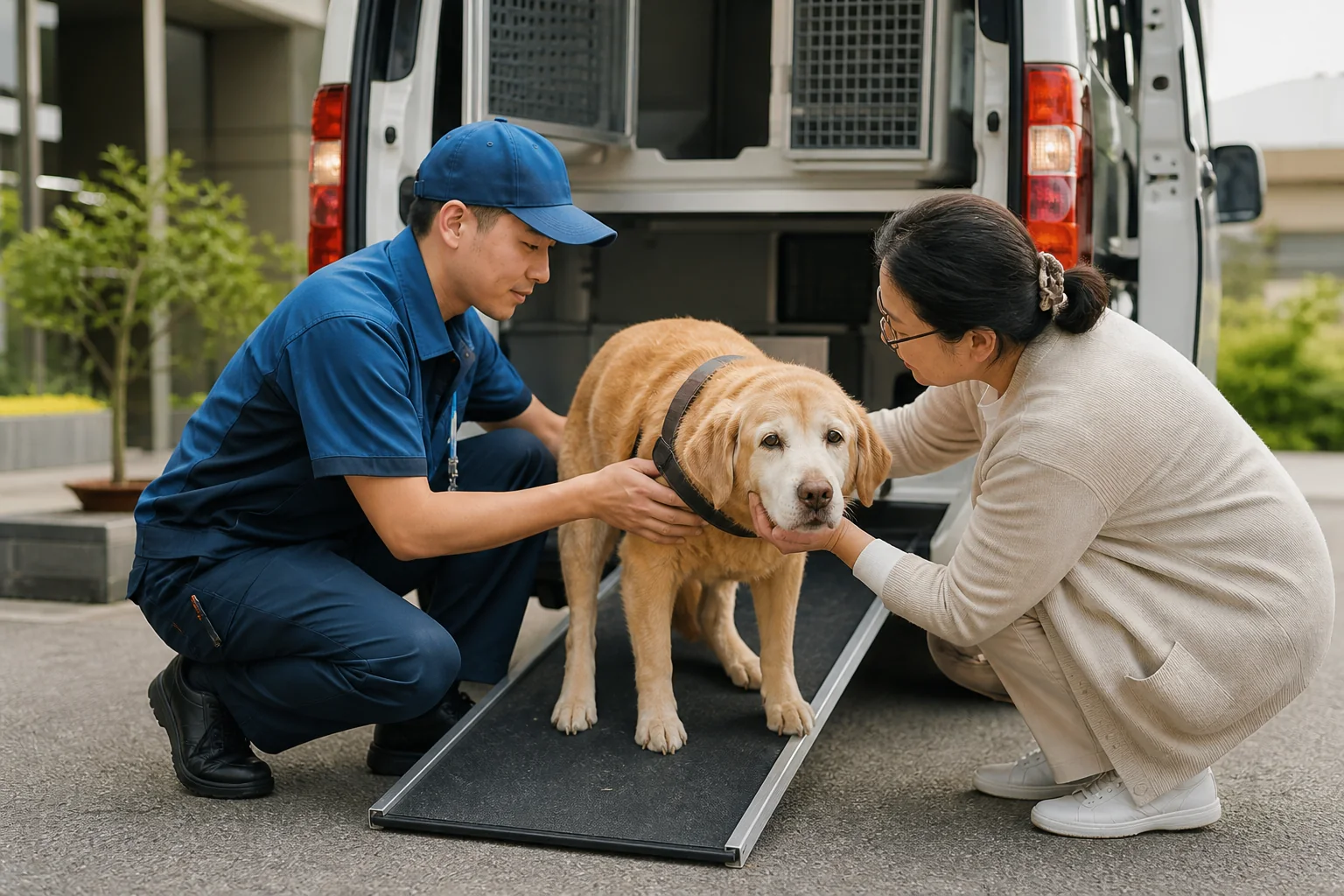 老年犬跨省搬家案例